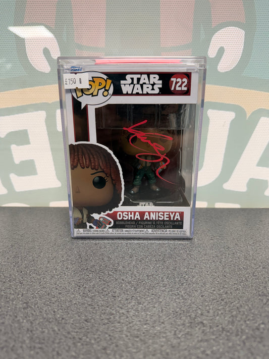 Amandla Stenberg Signed Osha Aniseya Funko Pop! #722 – Star Wars – SWAU
