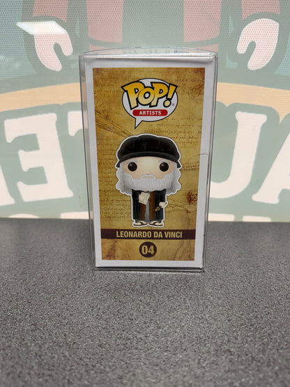 Aidan Turner Signed Leonardo da Vinci Funko Pop! #04 – ACOA