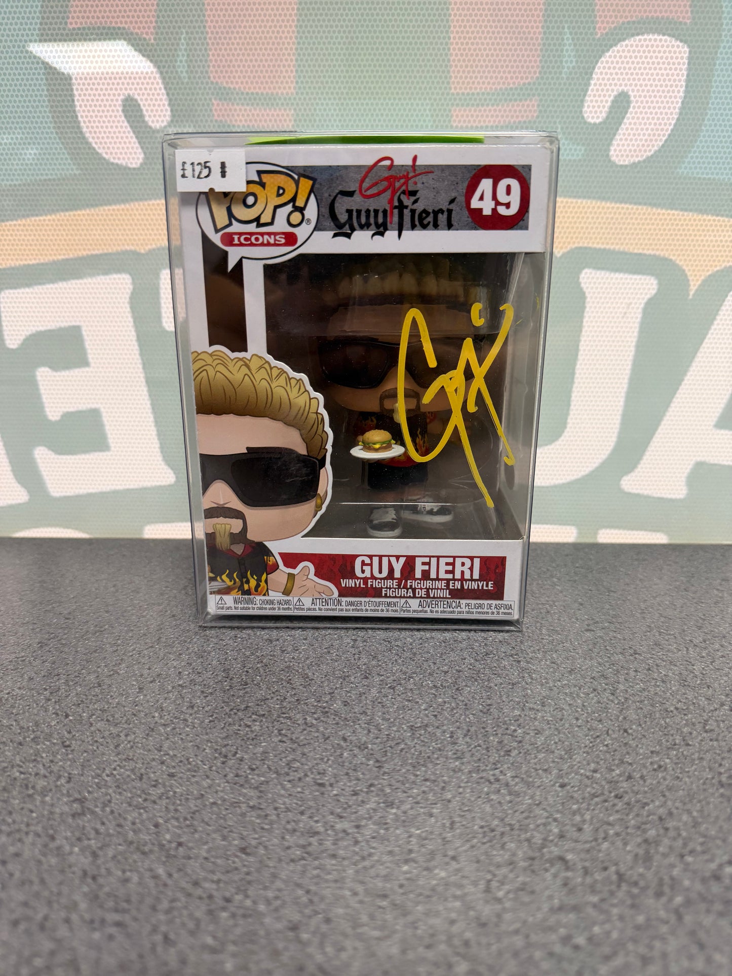 Guy Fieri Signed Funko Pop! #49 – ACOA Authenticated