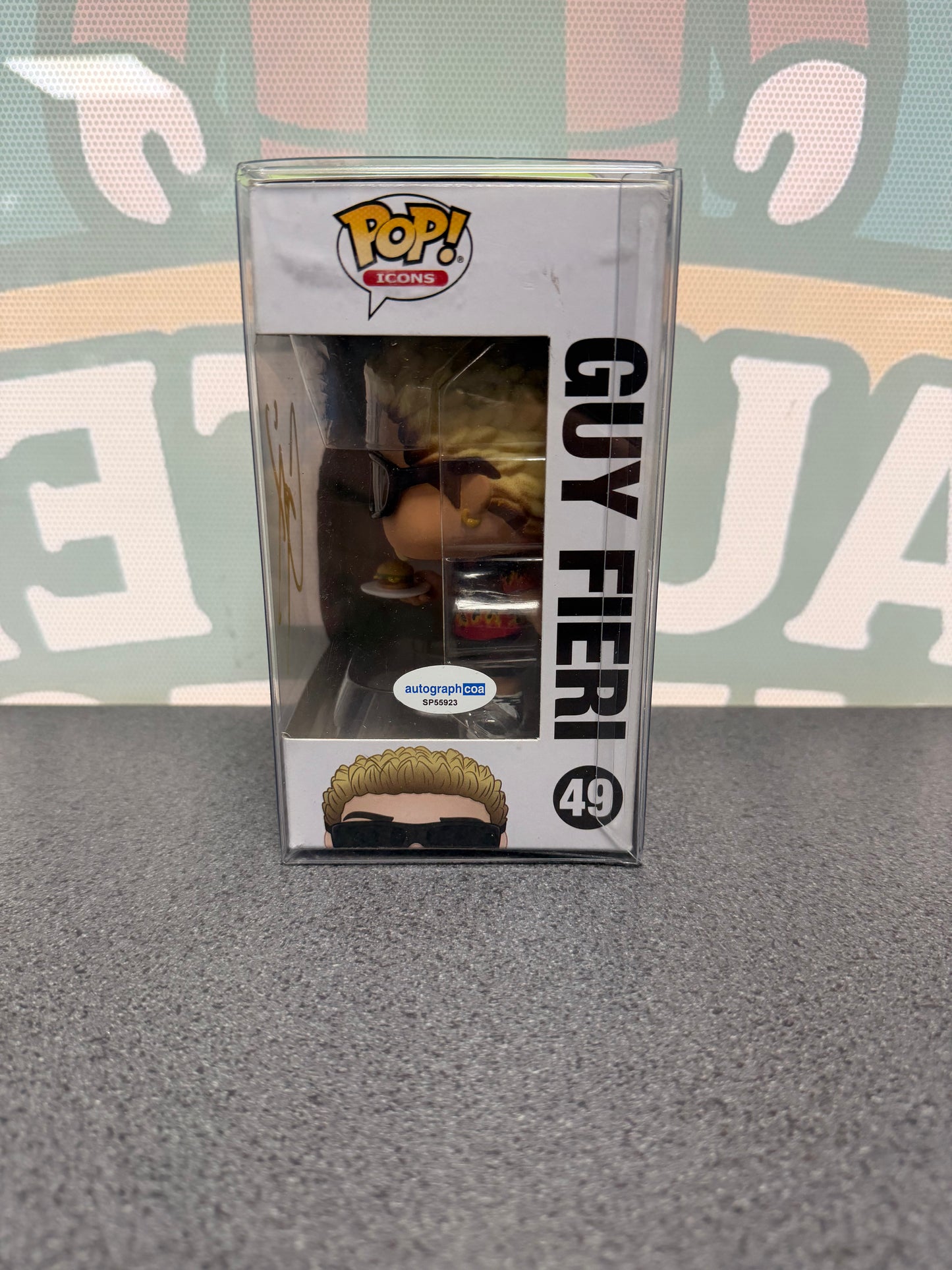 Guy Fieri Signed Funko Pop! #49 – ACOA Authenticated