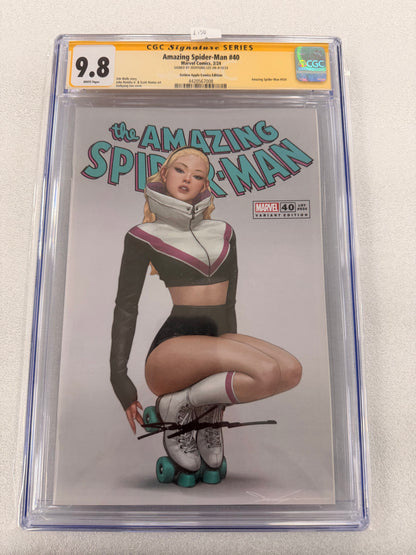 Amazing Spider-Man #40 CGC SS 9.8 – Jeehyung Lee Signed Golden Apple Variant