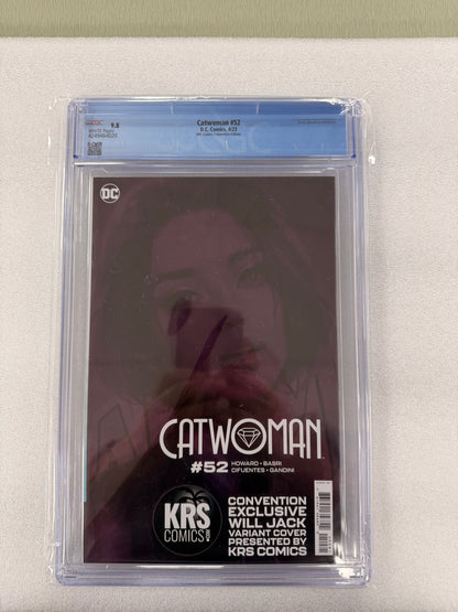 Catwoman #52 CGC 9.8 – Will Jack KRS Comics Convention Variant