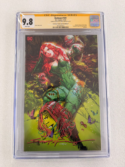 Batman #181 Reprint CGC SS 9.8 – Santa Fung Signed & Sketched – Limited 500 Copies