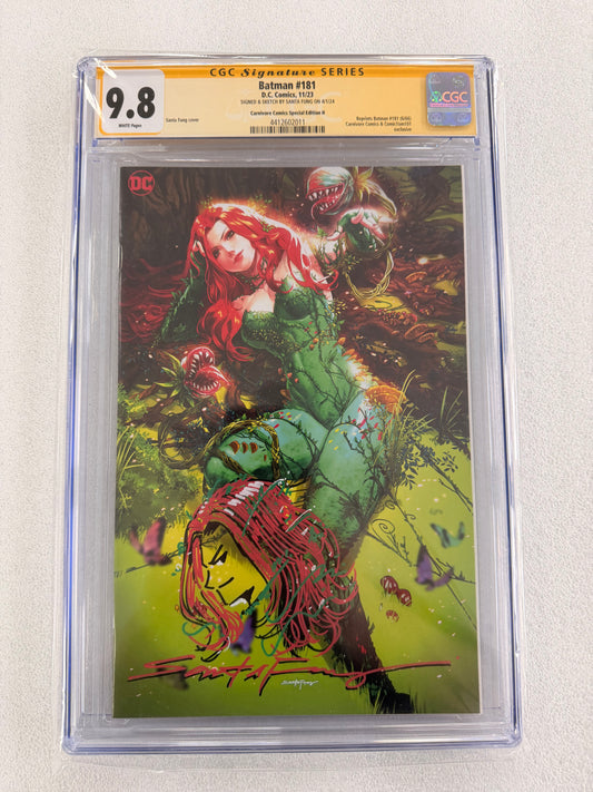 Batman #181 Reprint CGC SS 9.8 – Santa Fung Signed & Sketched – Limited 500 Copies