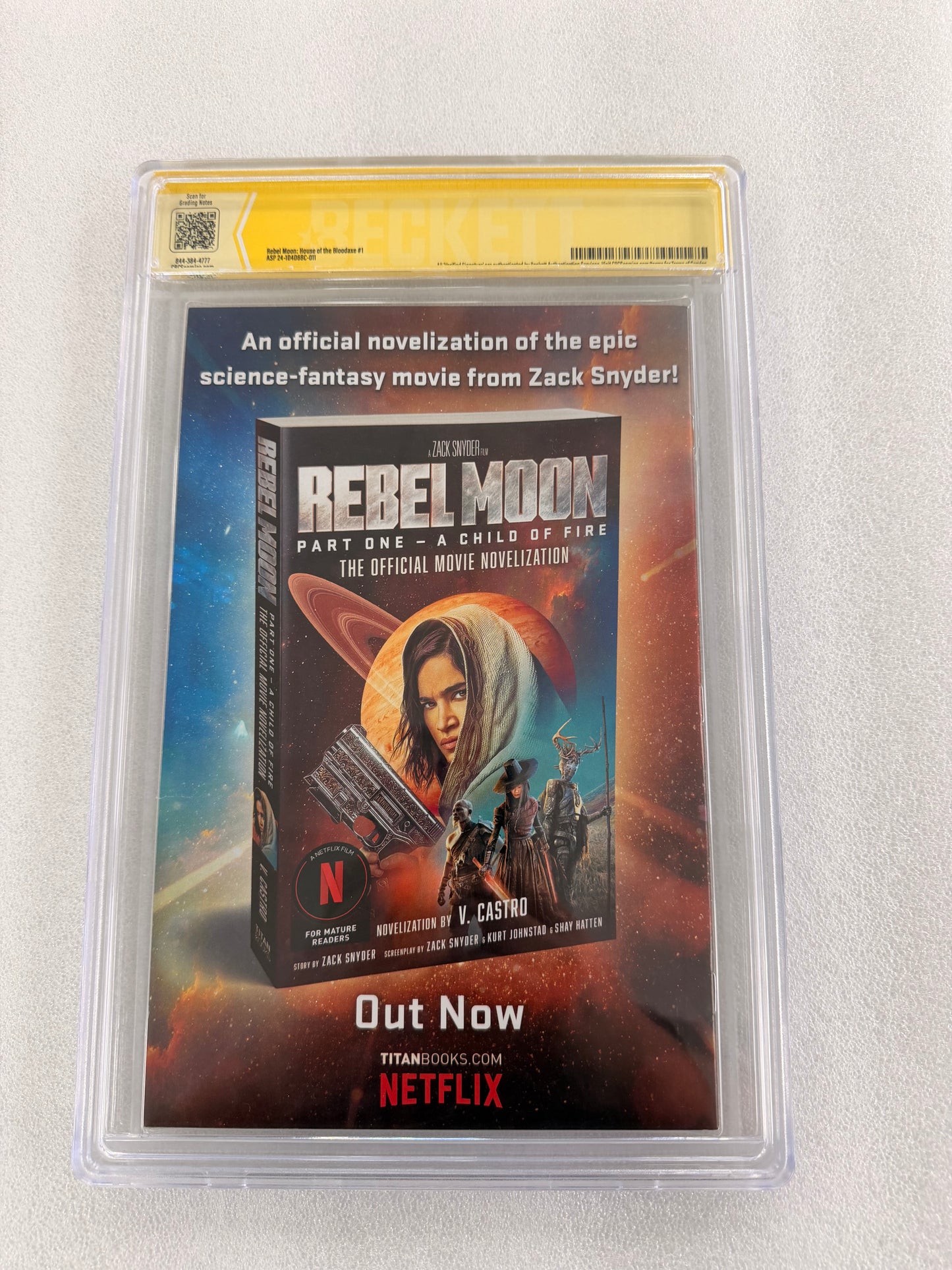 Zack Snyder Signed Rebel Moon: House of the Bloodaxe #1 – CBCS ASP Slab