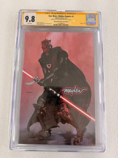 Star Wars: Hidden Empire #1 CGC SS 9.8 – Mike Mayhew Signed Virgin – Limited 1,000 Copies