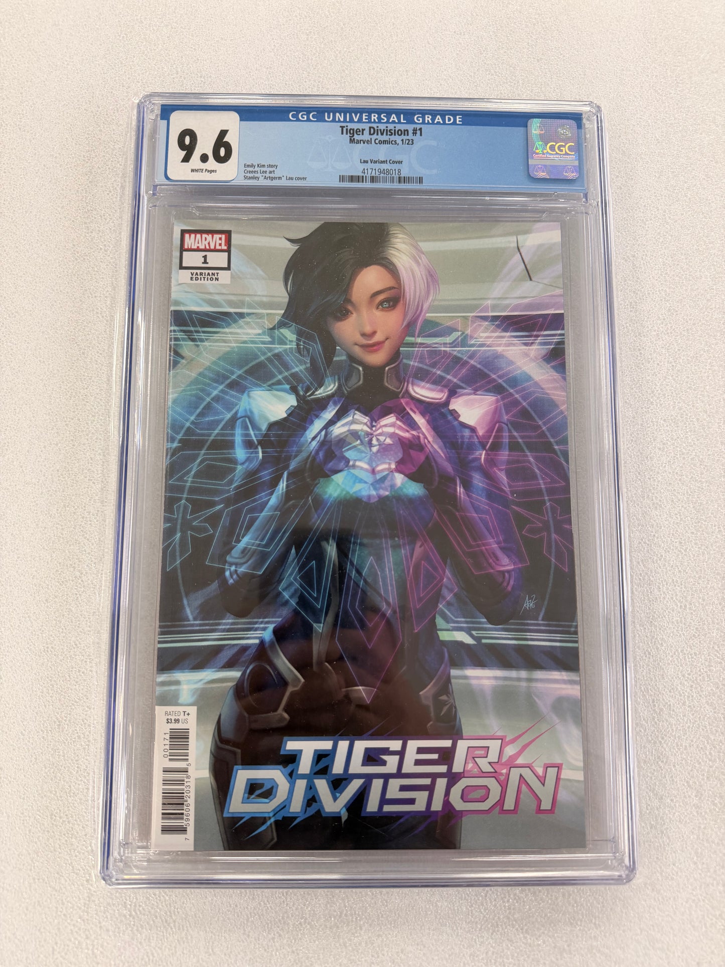 Tiger Division #1 CGC 9.6 – Stanley Artgerm Lau Variant