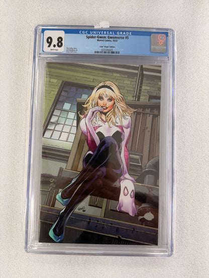 Spider-Gwen: Gwenverse #5 CGC 9.8 – Greg Land Virgin Variant