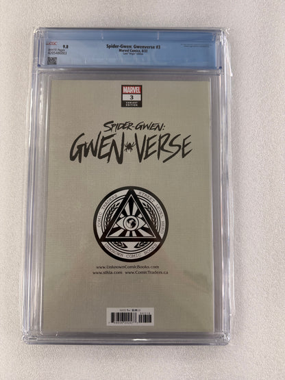 Spider-Gwen: Gwenverse #3 CGC 9.8 – Greg Land Virgin Variant