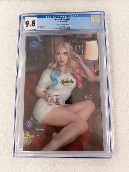 Harley Quinn #24 CGC 9.8 – Warren Louw Virgin Variant – Limited 1,000 Copies