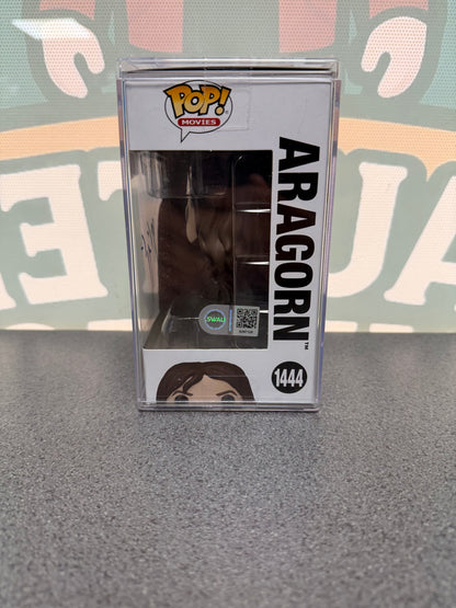 Viggo Mortensen signed Aragorn Funko Pop #1444 – side window with SWAU S297125