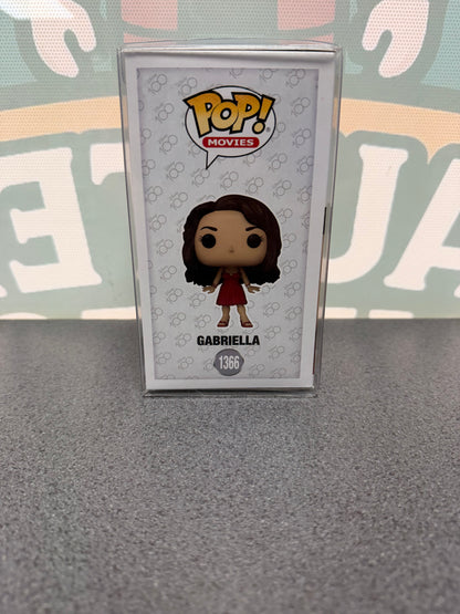 Vanessa Hudgens signed Gabriella Funko Pop #1366 – illustrated side of box