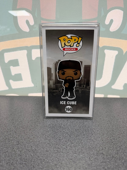 Ice Cube signed Funko Pop #160 – illustrated side of box