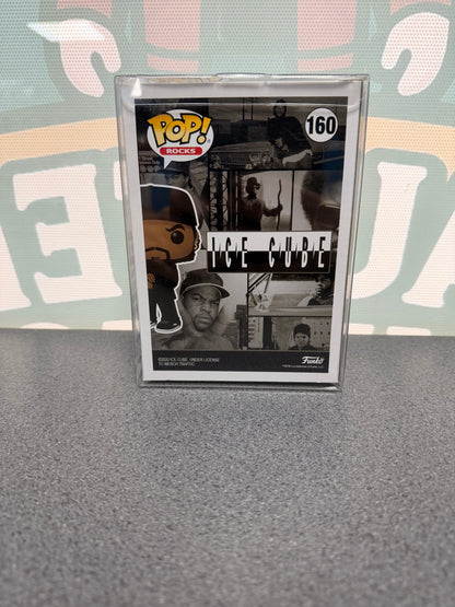 Ice Cube signed Funko Pop #160 – rear of box
