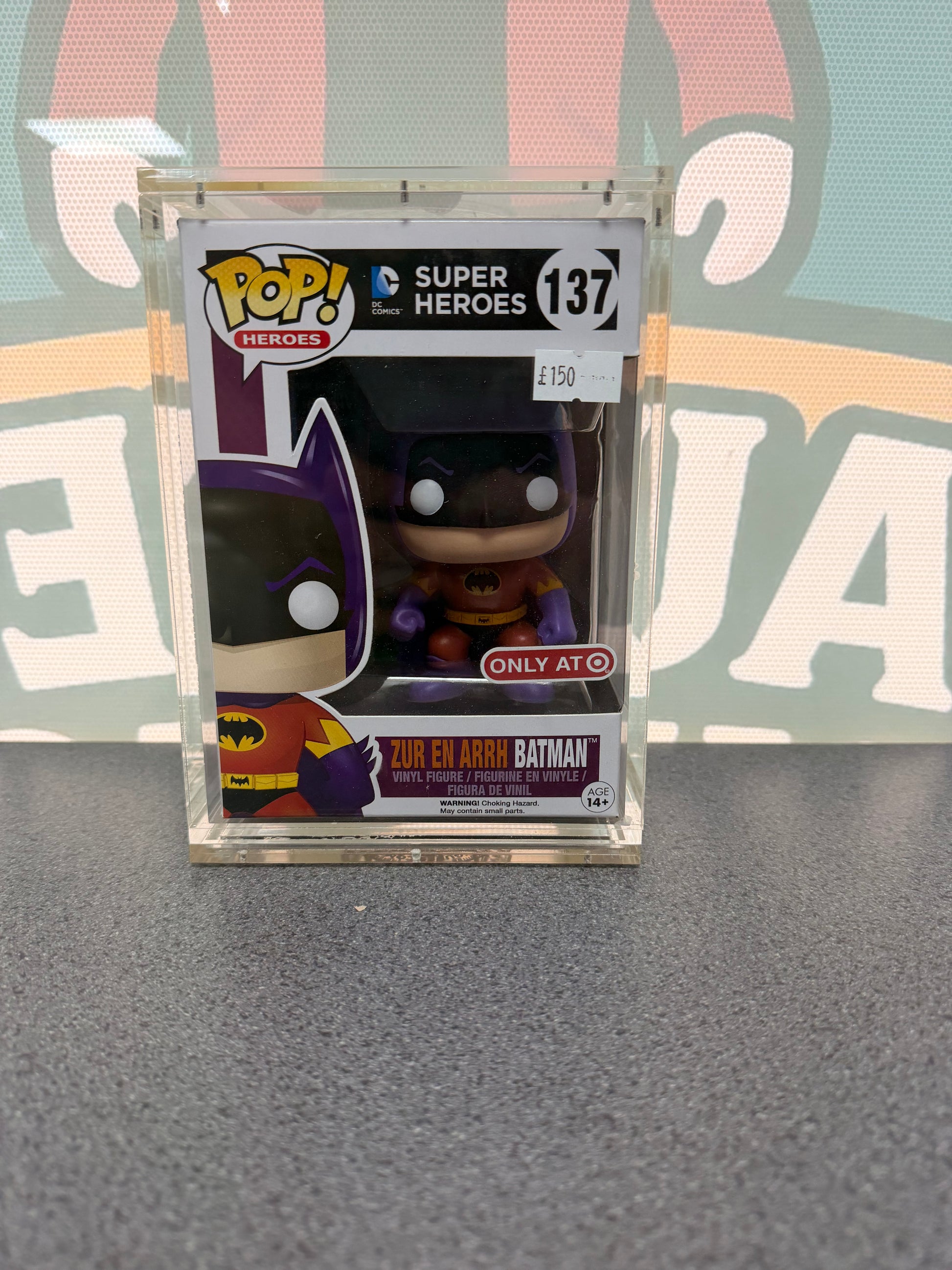 Zur En Arrh Batman Funko Pop! #137 – Target Exclusive – front of box