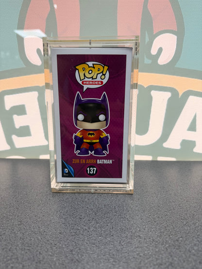 Zur En Arrh Batman Funko Pop! #137 – Target Exclusive – illustrated side of box