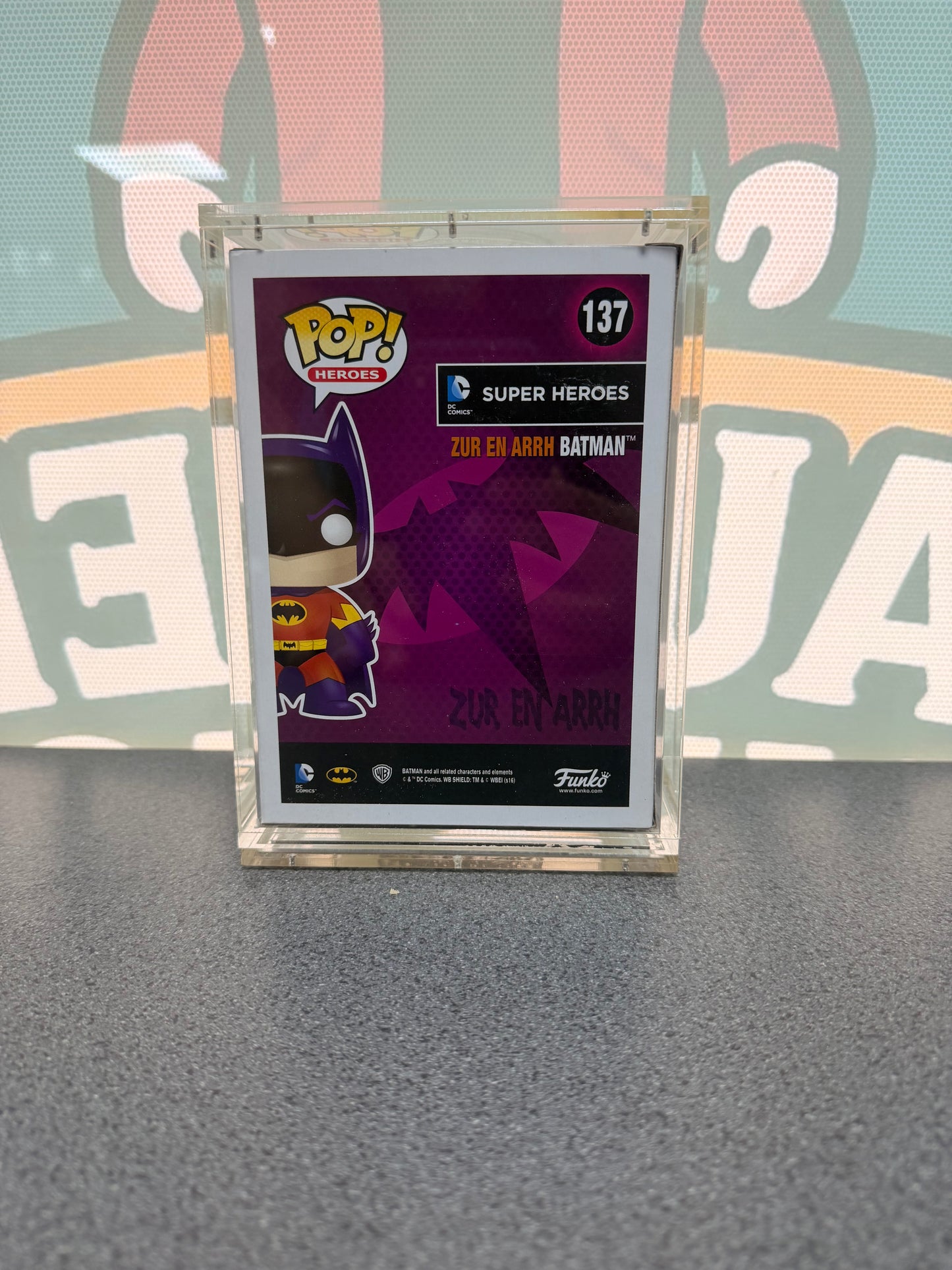 Zur En Arrh Batman Funko Pop! #137 – Target Exclusive – back of box