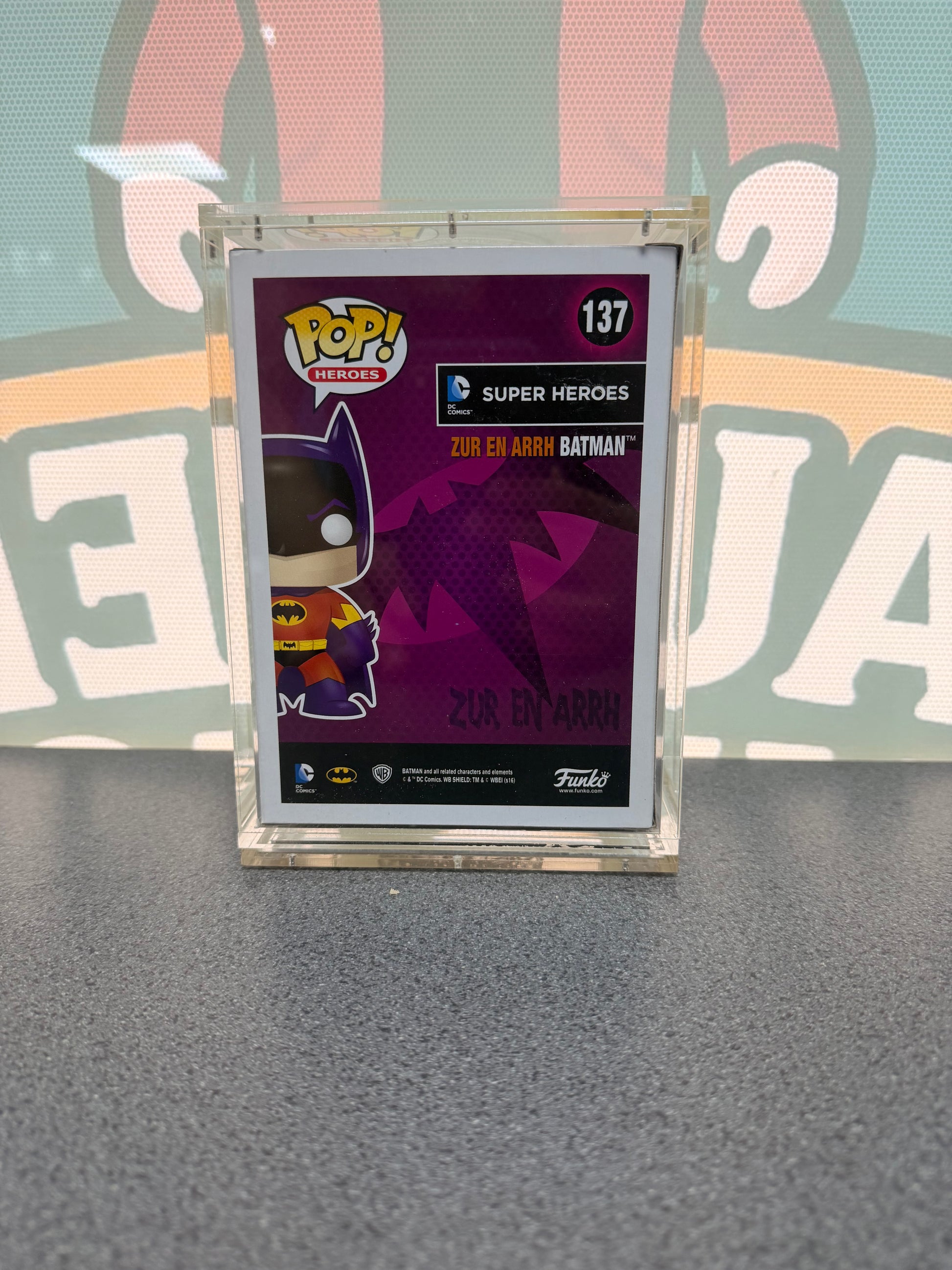 Zur En Arrh Batman Funko Pop! #137 – Target Exclusive – back of box