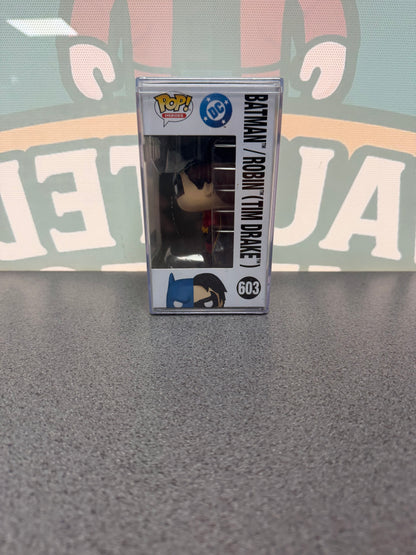 Batman / Robin (Tim Drake) Funko Pop! #603 – Limited Edition – 1,200 Pieces – window side of box