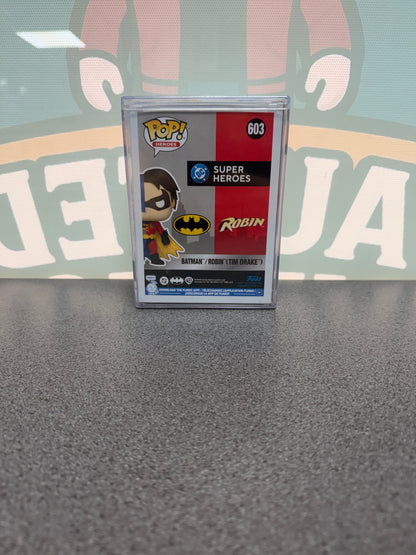 Batman / Robin (Tim Drake) Funko Pop! #603 – Limited Edition – 1,200 Pieces – back of box