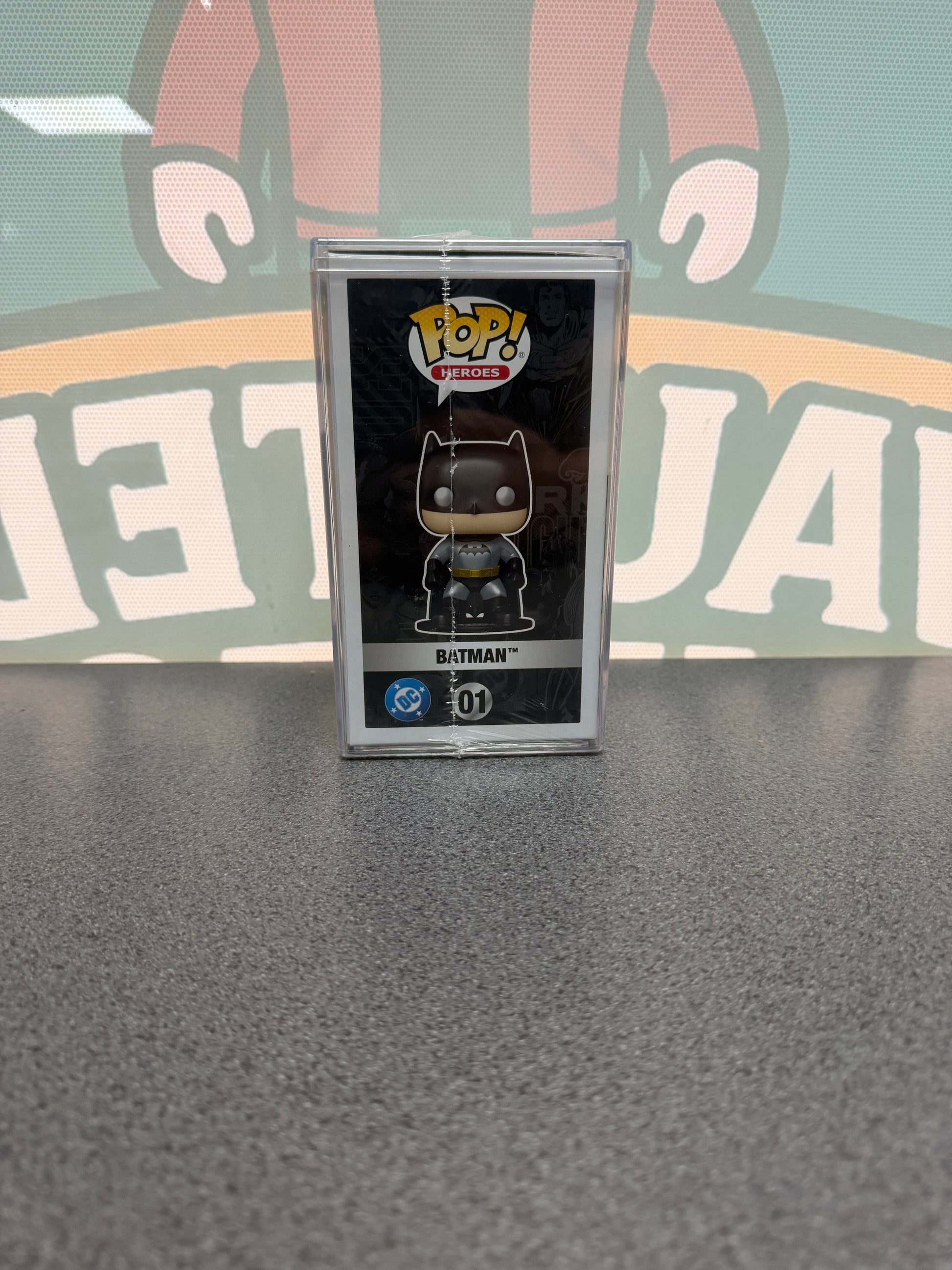 Batman Funko Pop! #01 – 2025 Fall Convention – 2,000 Pieces – illustrated side of box