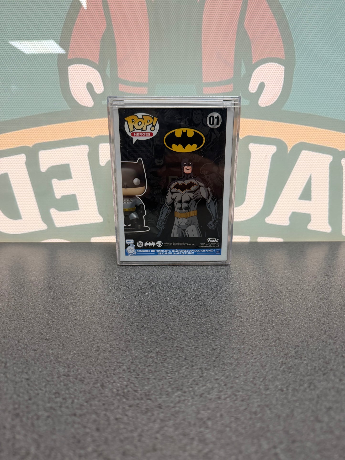 Batman Funko Pop! #01 – 2025 Fall Convention – 2,000 Pieces – back of box