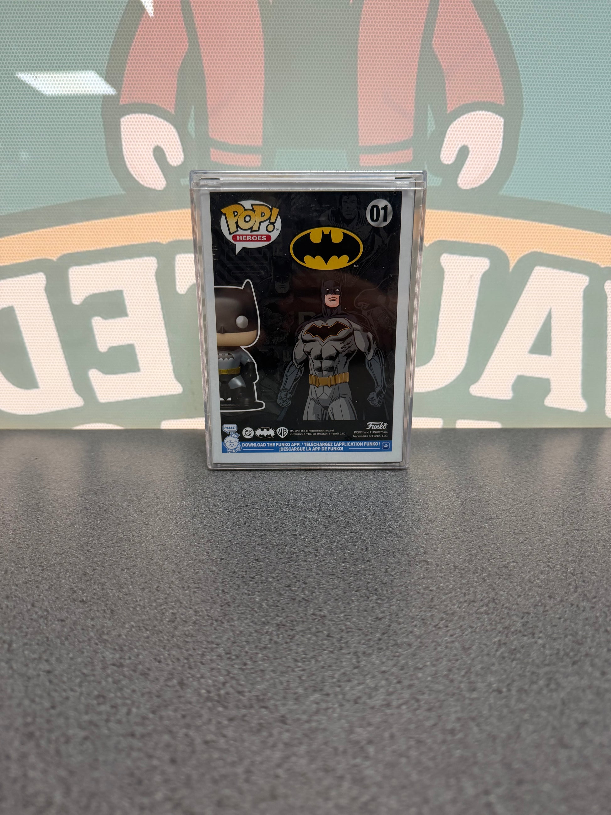 Batman Funko Pop! #01 – 2025 Fall Convention – 2,000 Pieces – back of box
