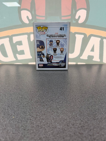 Captain America Funko Pop! #41 – back of box