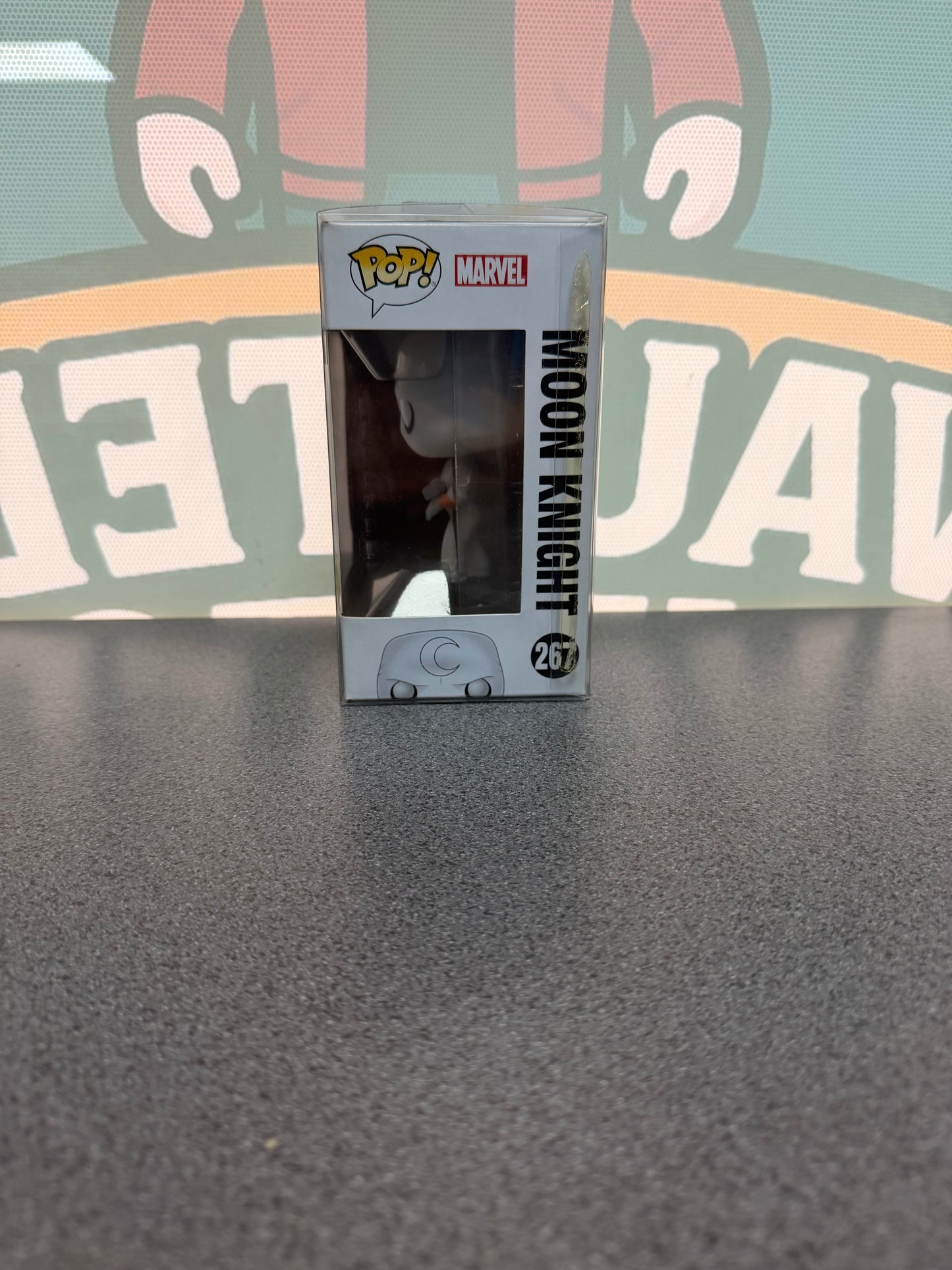 Moon Knight Funko Pop! #267 – Glow in the Dark – window side of box