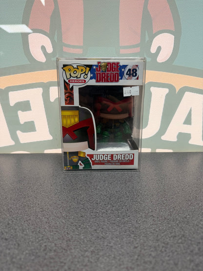 Judge Dredd Funko Pop! #48 – front of box