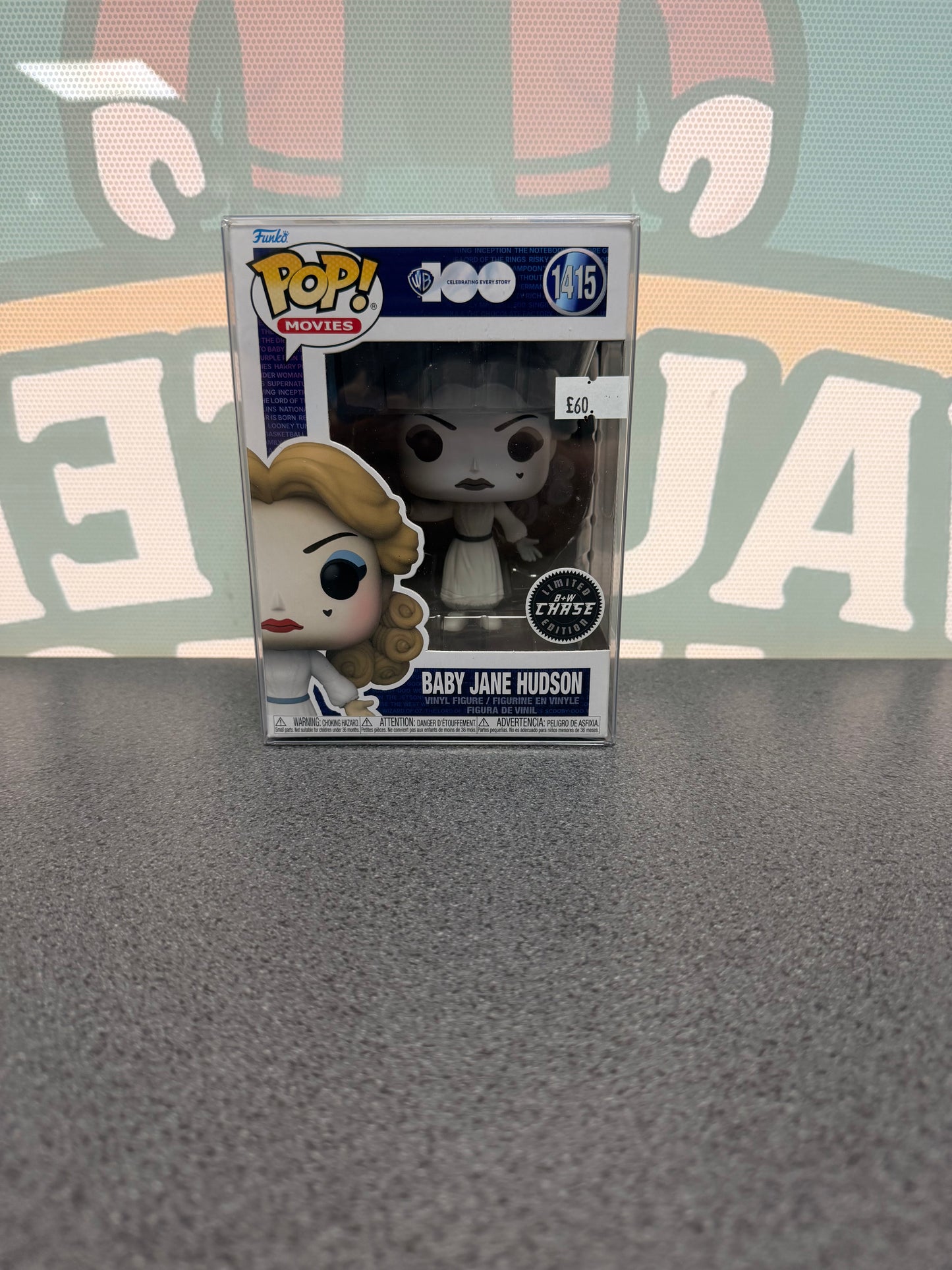 Baby Jane Hudson Funko Pop! #1415 – Black & White Chase – front of box