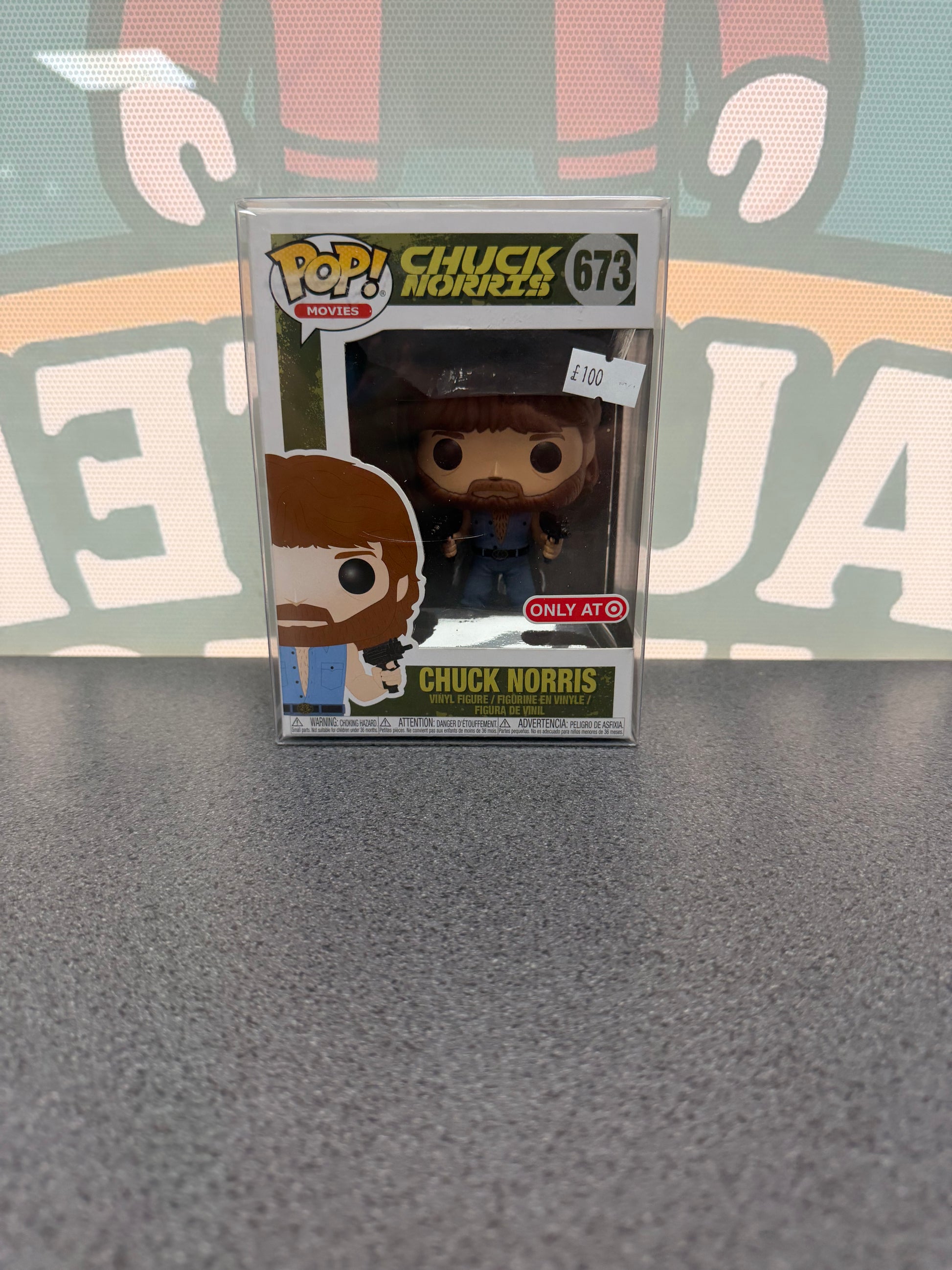 Chuck Norris Funko Pop! #673 – Target Exclusive – front of box