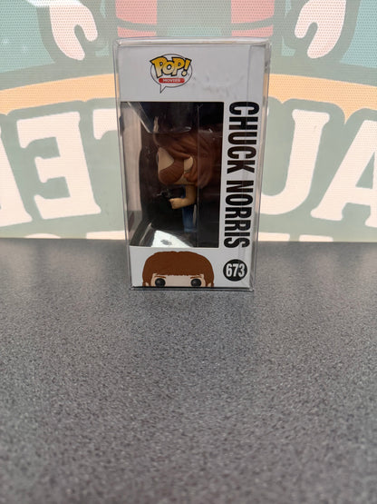 Chuck Norris Funko Pop! #673 – Target Exclusive – window side of box