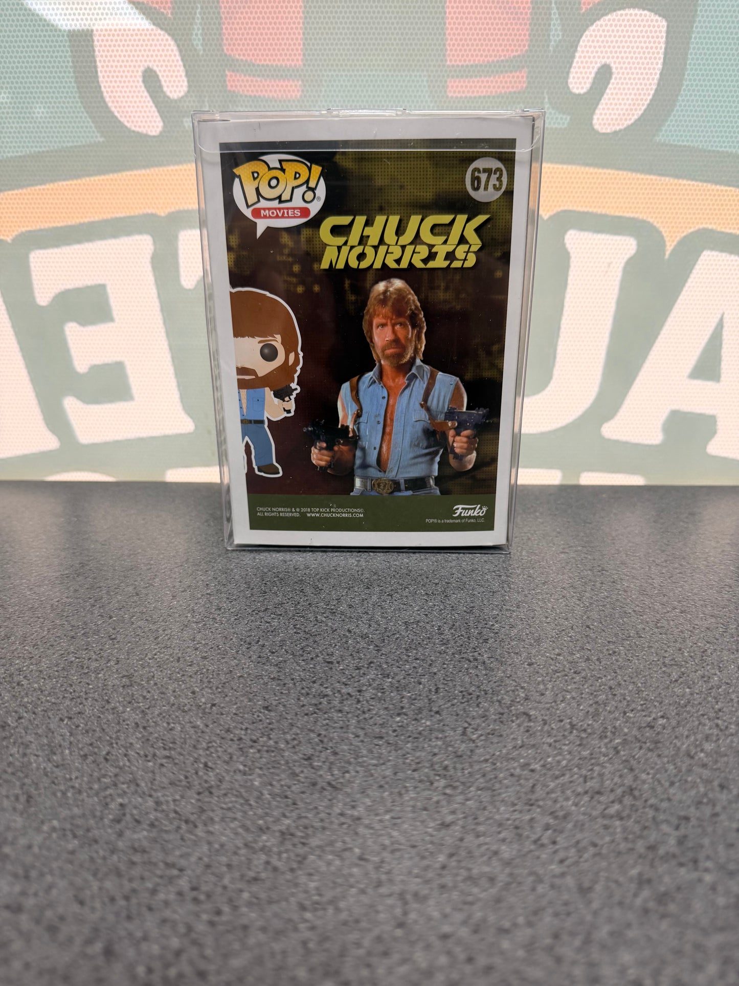 Chuck Norris Funko Pop! #673 – Target Exclusive – back of box