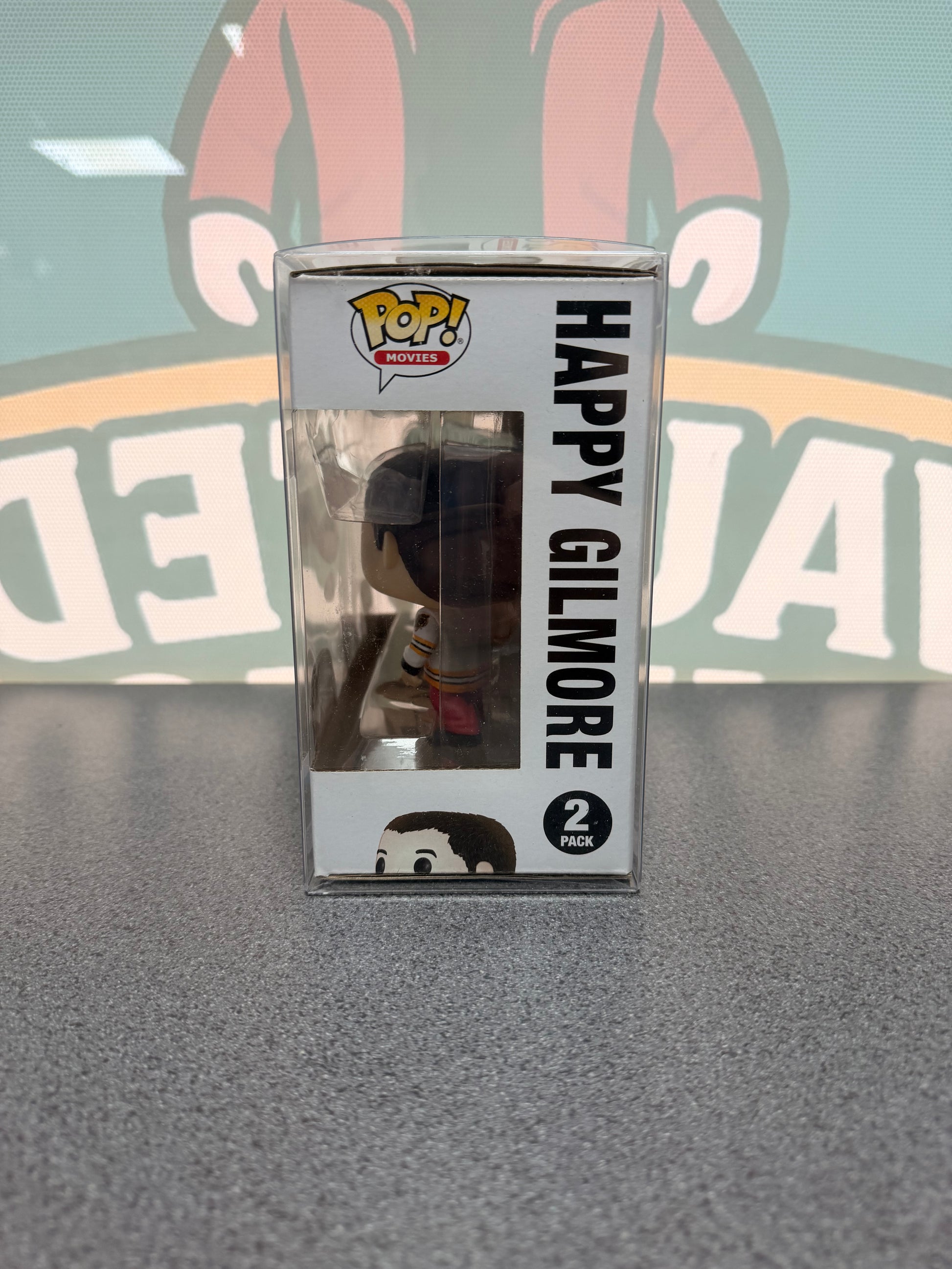 Bob Barker & Happy Gilmore Funko Pop! – 2-Pack – window side of box