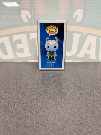 Andorian Funko Pop! #85 – illustrated side of box