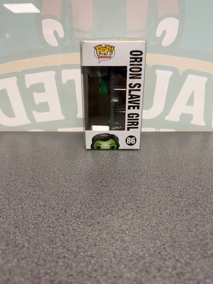 Orion Slave Girl Funko Pop! #86 – window side of box