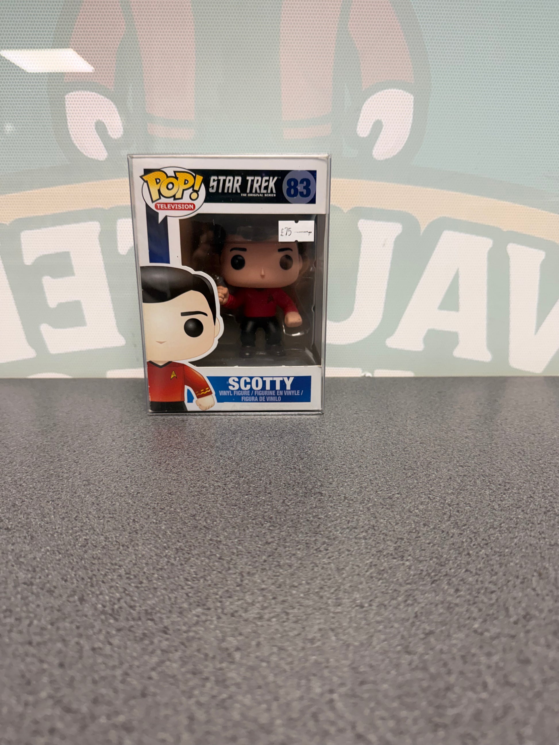 Scotty Funko Pop! #83 – front of box