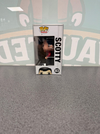 Scotty Funko Pop! #83 – window side of box