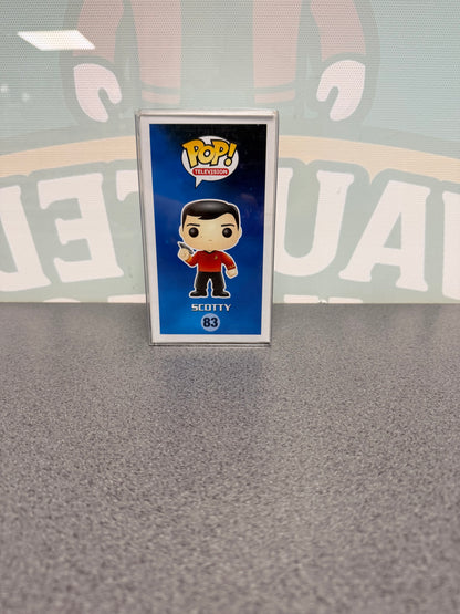 Scotty Funko Pop! #83 – illustrated side of box