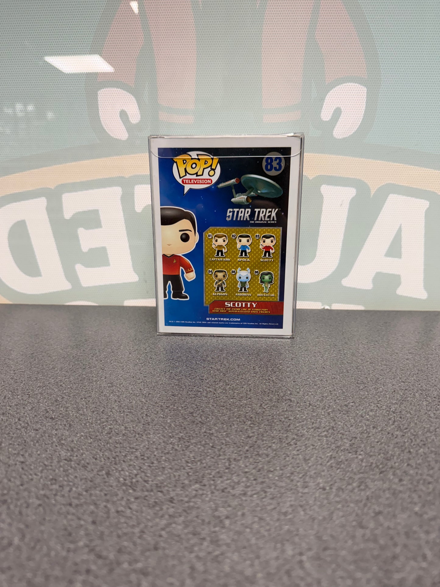 Scotty Funko Pop! #83 – back of box