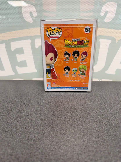 Super Saiyan God Vegeta Funko Pop! #1868 – Glow Chase – back of box