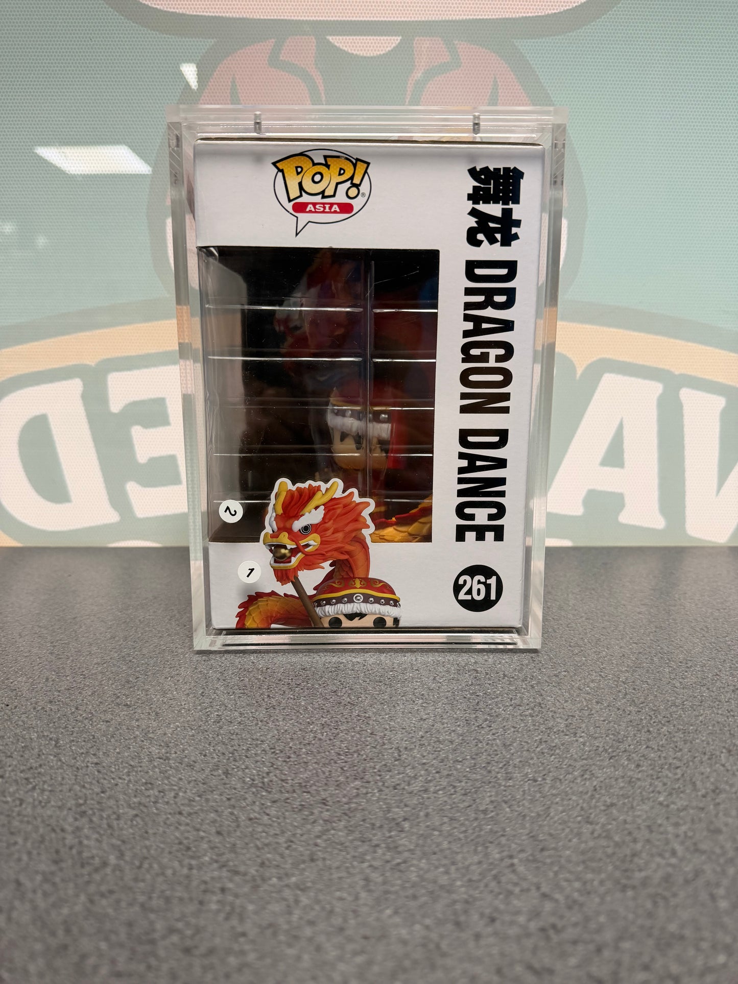 Dragon Dance 6-Inch Funko Pop! #261 – Pop! Asia – window side of box