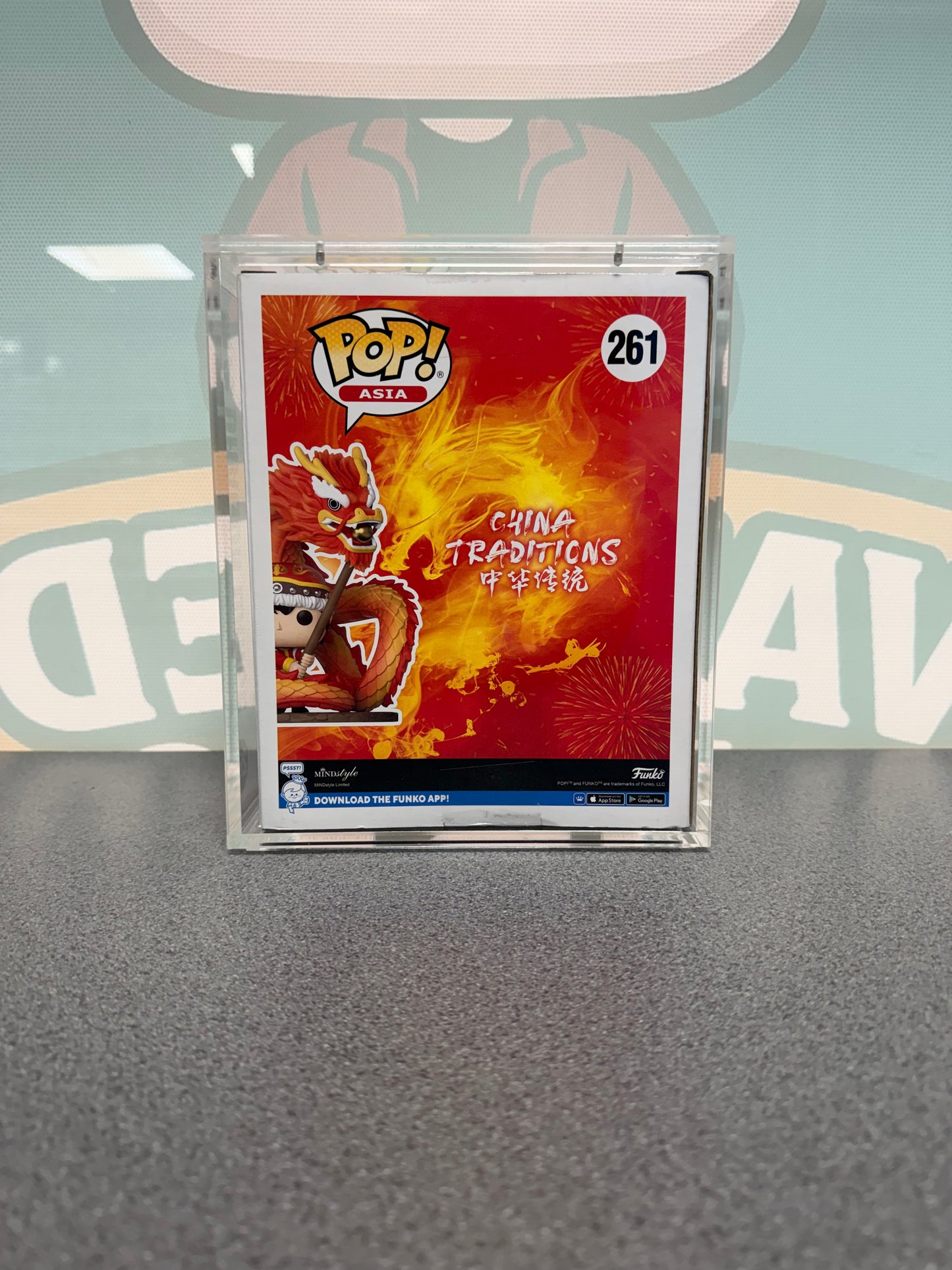 Dragon Dance 6-Inch Funko Pop! #261 – Pop! Asia – back of box