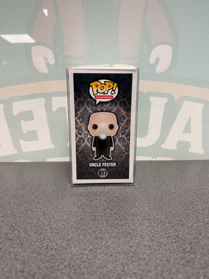 Uncle Fester Funko Pop! #817 – illustrated side panel of box