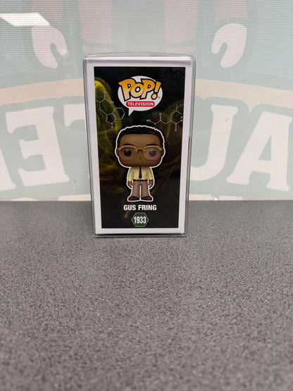 Gus Fring Funko Pop! #1933 – illustrated side panel of box