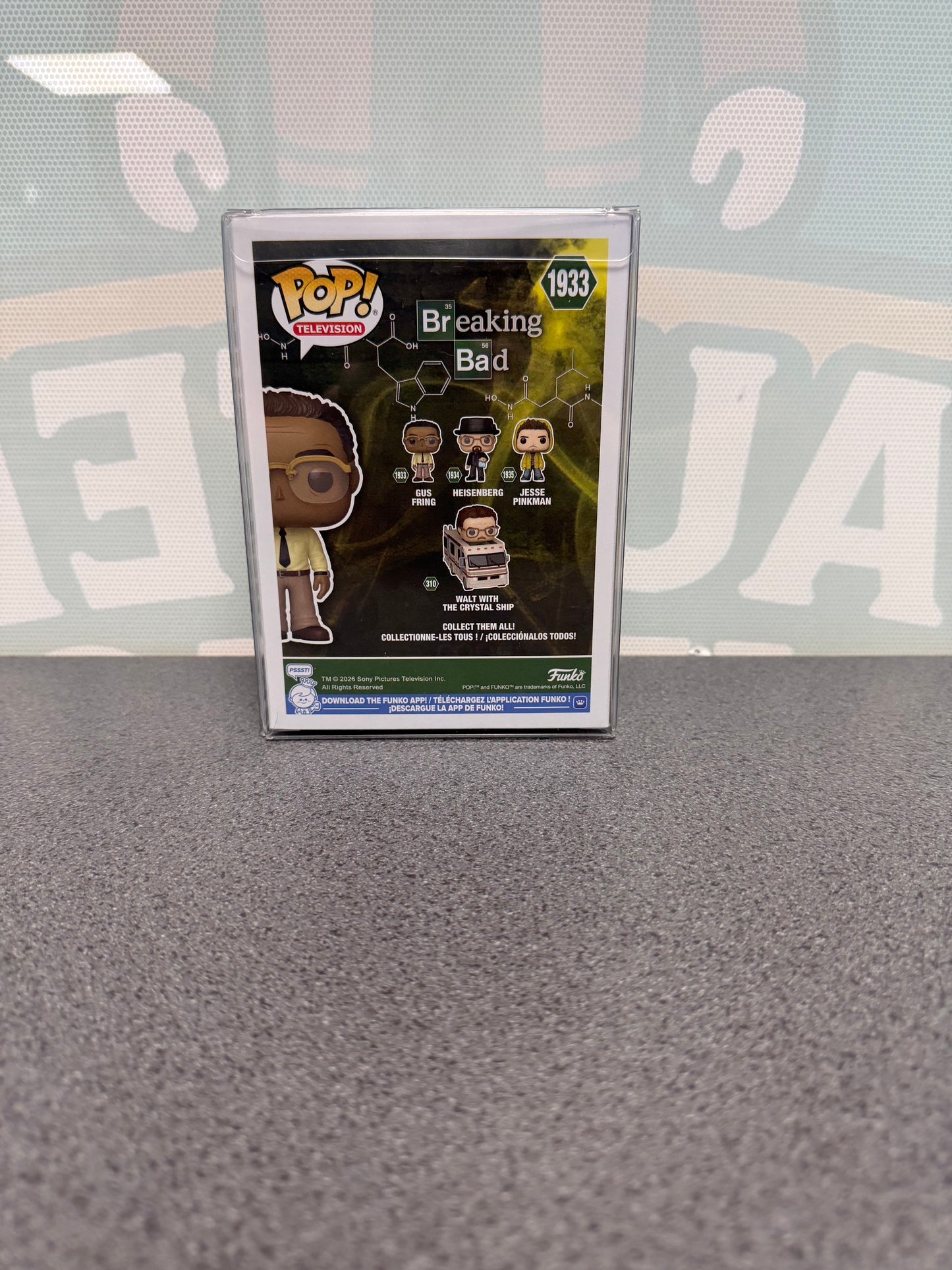 Gus Fring Funko Pop! #1933 – back of box