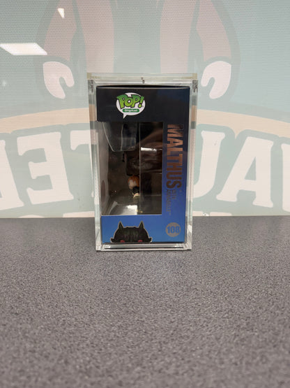Malthus with Annabelle Funko Pop! Digital #108 – window side of box