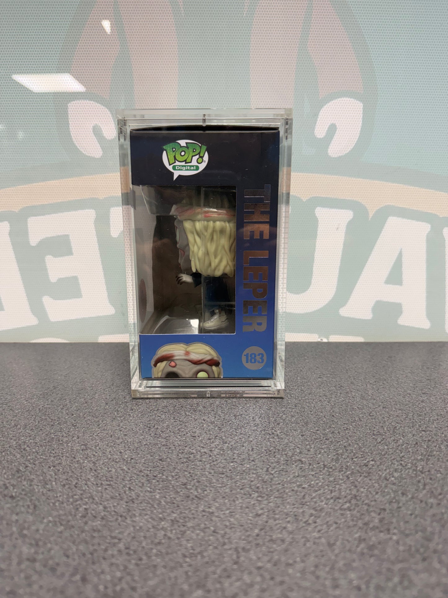 The Leper Funko Pop! Digital #183 – window side of box