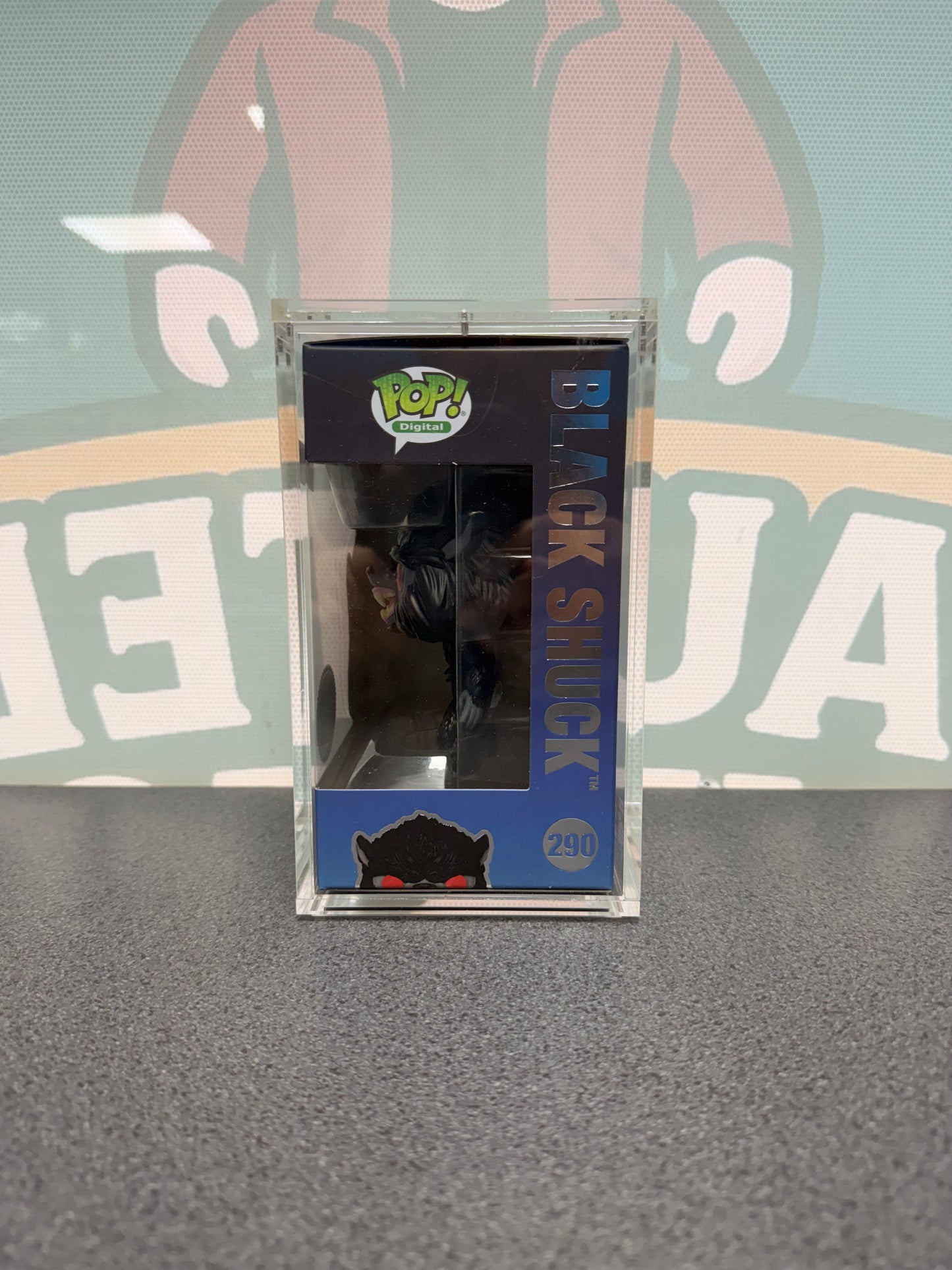 Black Shuck Funko Pop! Digital #290 – window side of box